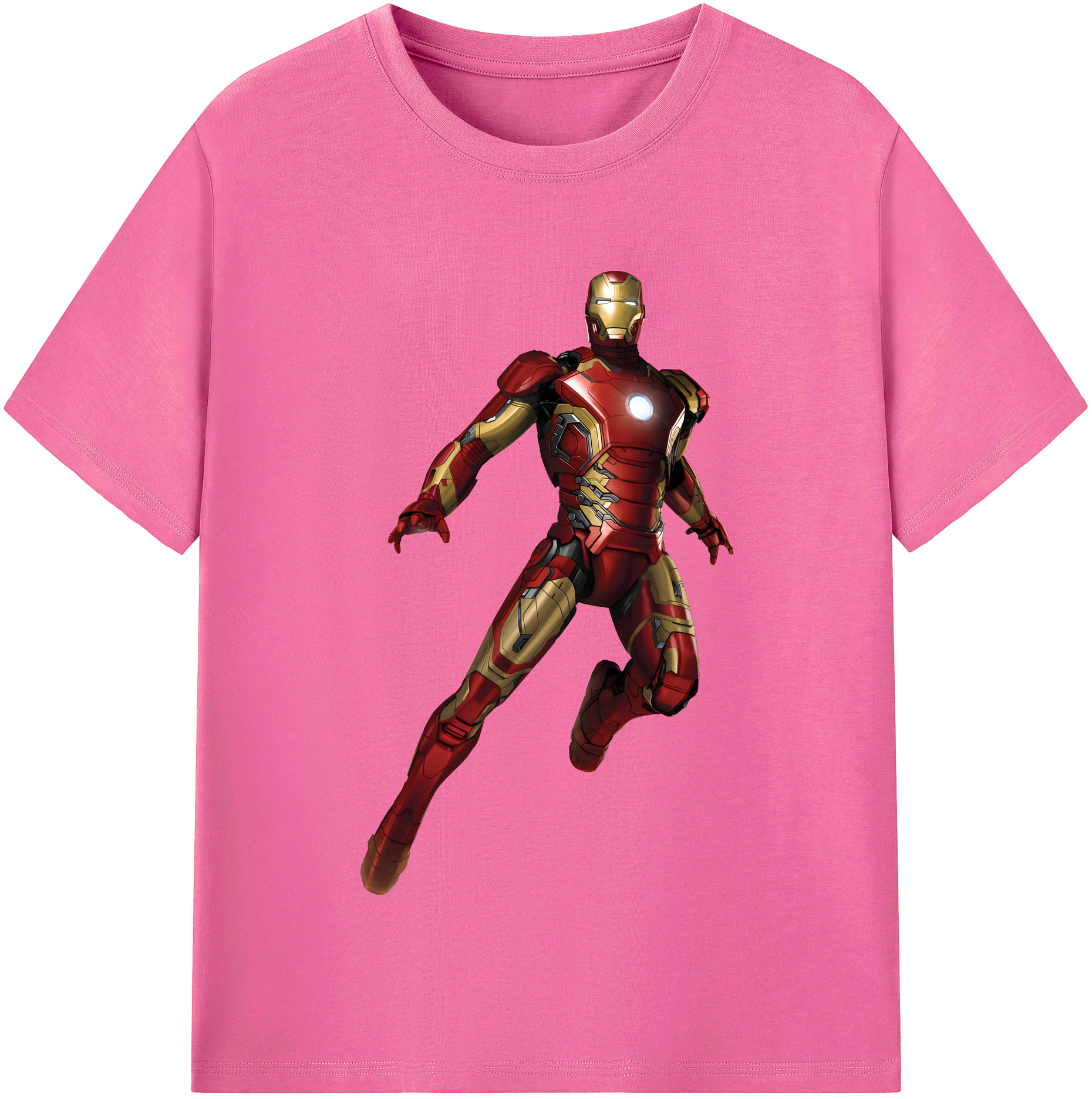 （画像用） アベンジャーズ The Avengers レディースカジュアルプリントTシャツ（綿100％）